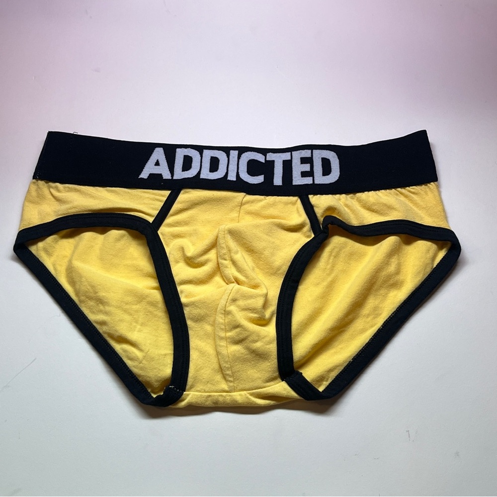Addicted Brands Yellow and Black Briefs